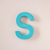 Wall Decor S Mottled Mono Wall Hanging Teal A to Z