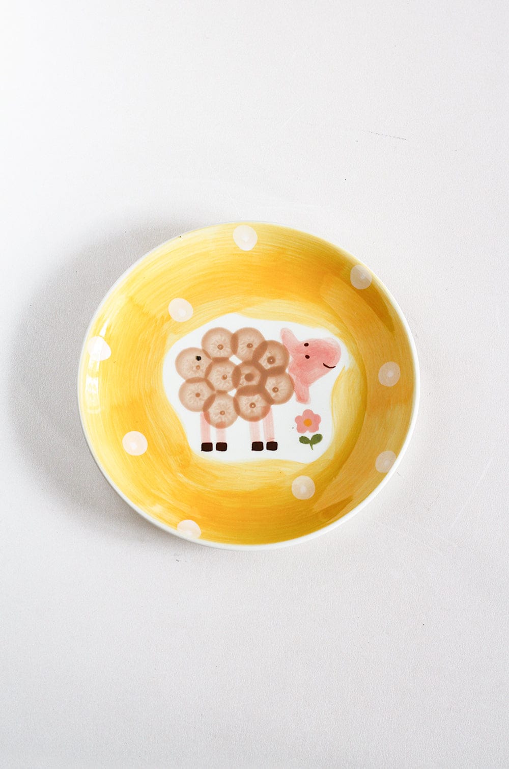 Wall Decor Sheep Quirky Farm Handpainted Wall Plate