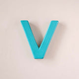 Wall Decor V Mottled Mono Wall Hanging Teal A to Z