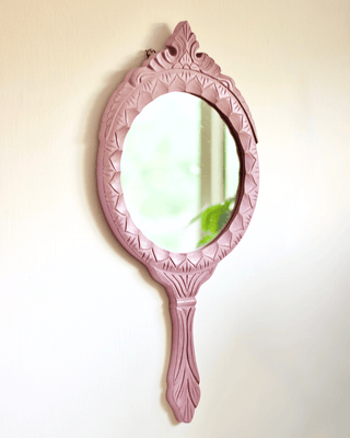 Wall Decor Wisteria Wall Mirror - Bright Pink