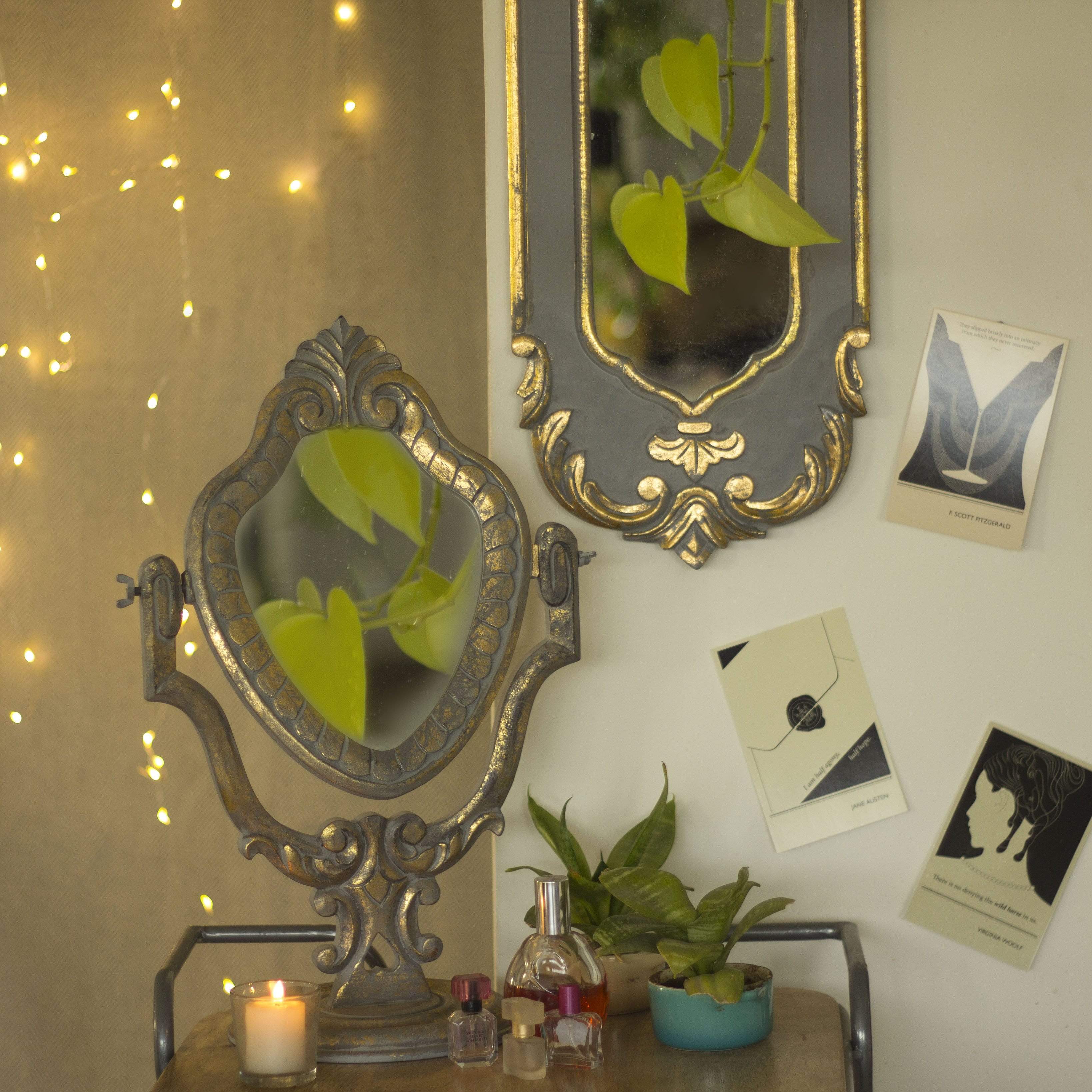 Wall Flower Mirror