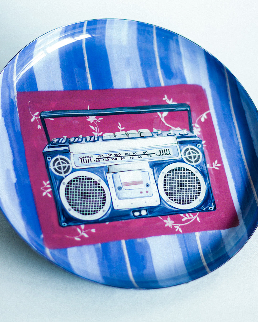 Boombox Metal Wall Plate