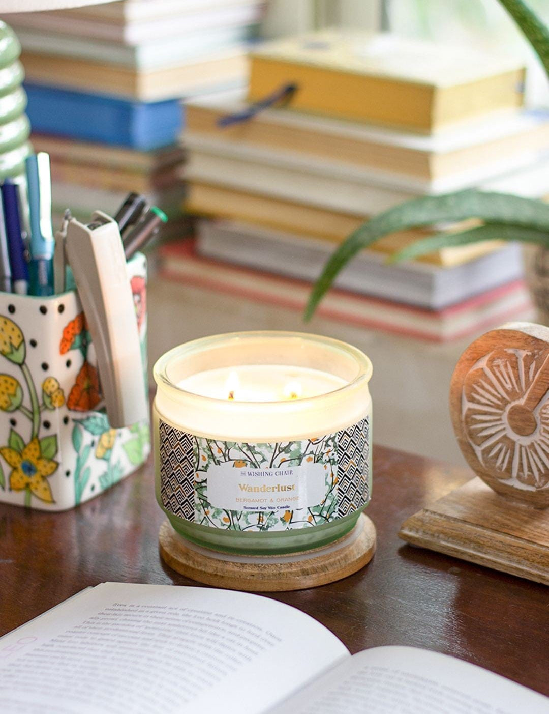  Wanderlust Soy Wax Jar Candle - Wanderlust Soy Wax Jar Candle - The Wishing Chair 