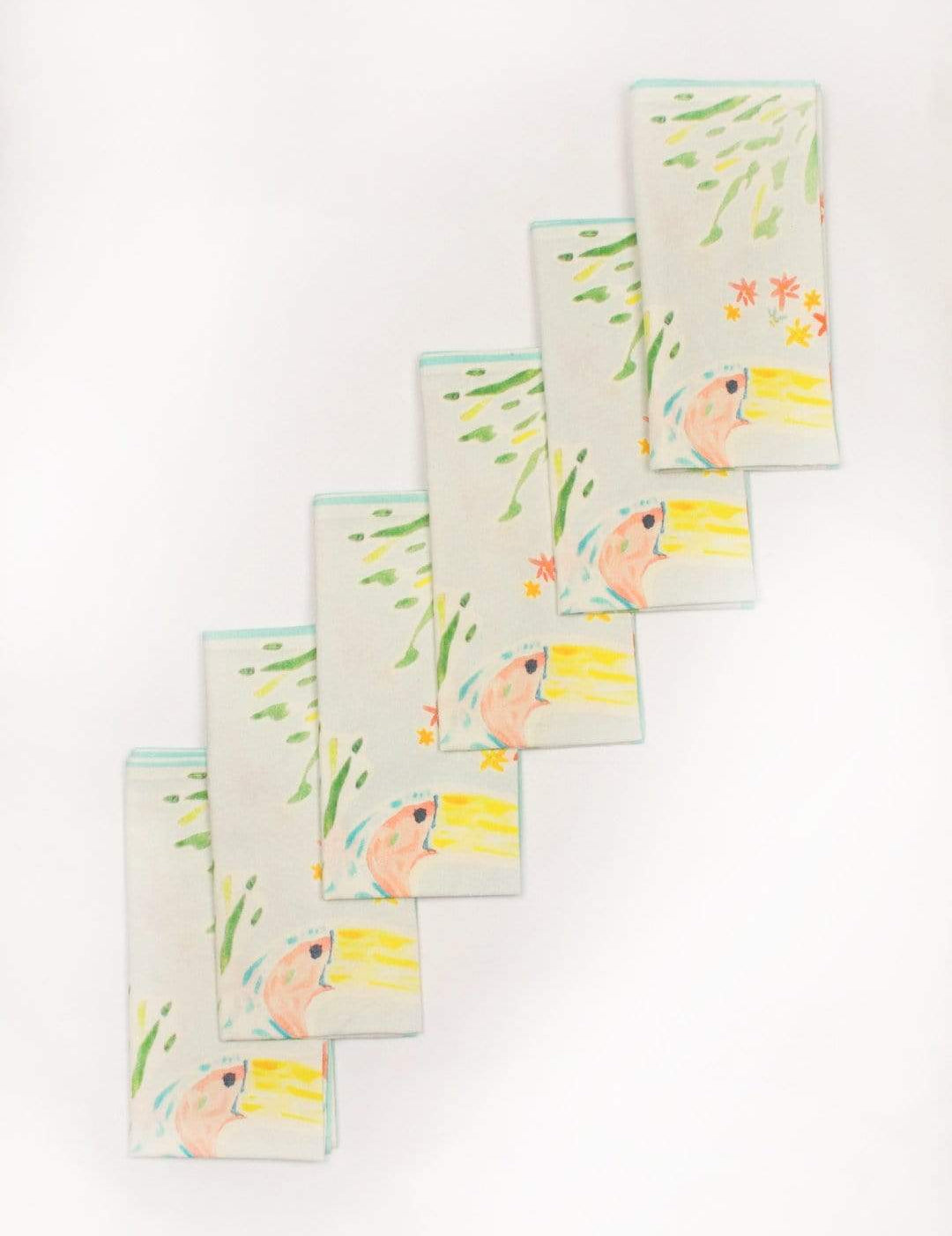 Where The Grass Is Green Napkin - Set Of 6