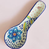 Wild Indigo Handpainted Spoon Rest
