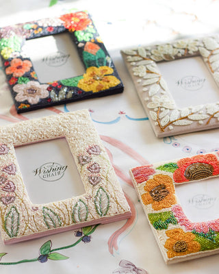 Wildflowers Beaded Photoframe