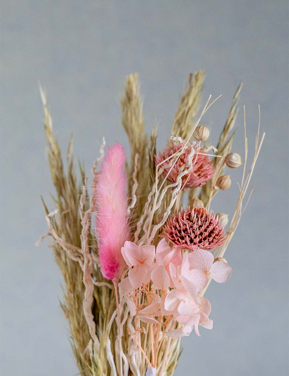  Wildflowers Natural Dried Flowers Bouquet in Glass Jar - Wildflowers Natural Dried Flowers Bouquet in Glass Jar - The Wishing Chair 