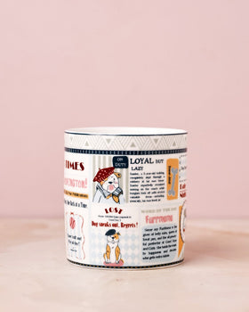 Woof Street Journal Fine China Mug
