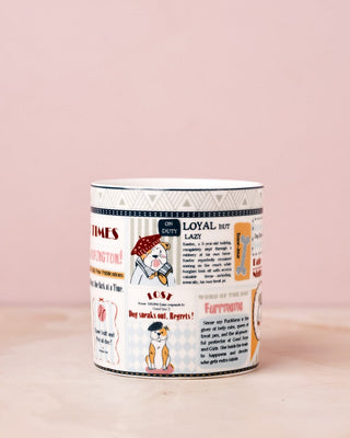 Woof Street Journal Fine China Mug