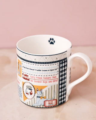 Woof Street Journal Fine China Mug
