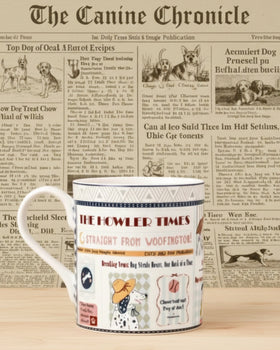 Woof Street Journal Fine China Mug