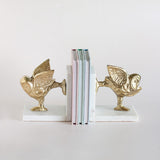   Yogi Owls Metal & Marble Bookends - Yogi Owls Metal & Marble Bookends - The Wishing Chair  - Yogi Owls Metal & Marble Bookends - The Wishing Chair 