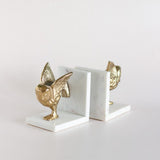  Yogi Owls Metal & Marble Bookends - Yogi Owls Metal & Marble Bookends - The Wishing Chair 