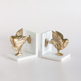  Yogi Owls Metal & Marble Bookends - Yogi Owls Metal & Marble Bookends - The Wishing Chair 