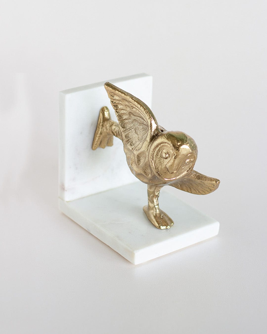  Yogi Owls Metal & Marble Bookends - Yogi Owls Metal & Marble Bookends - The Wishing Chair 