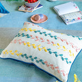   Zelda Embroidered Cushion Cover - 14 Inch X 20 Inch - Zelda Embroidered Cushion Cover - 14 Inch X 20 Inch - The Wishing Chair  - Zelda Embroidered Cushion Cover - 14 Inch X 20 Inch - The Wishing Chair 