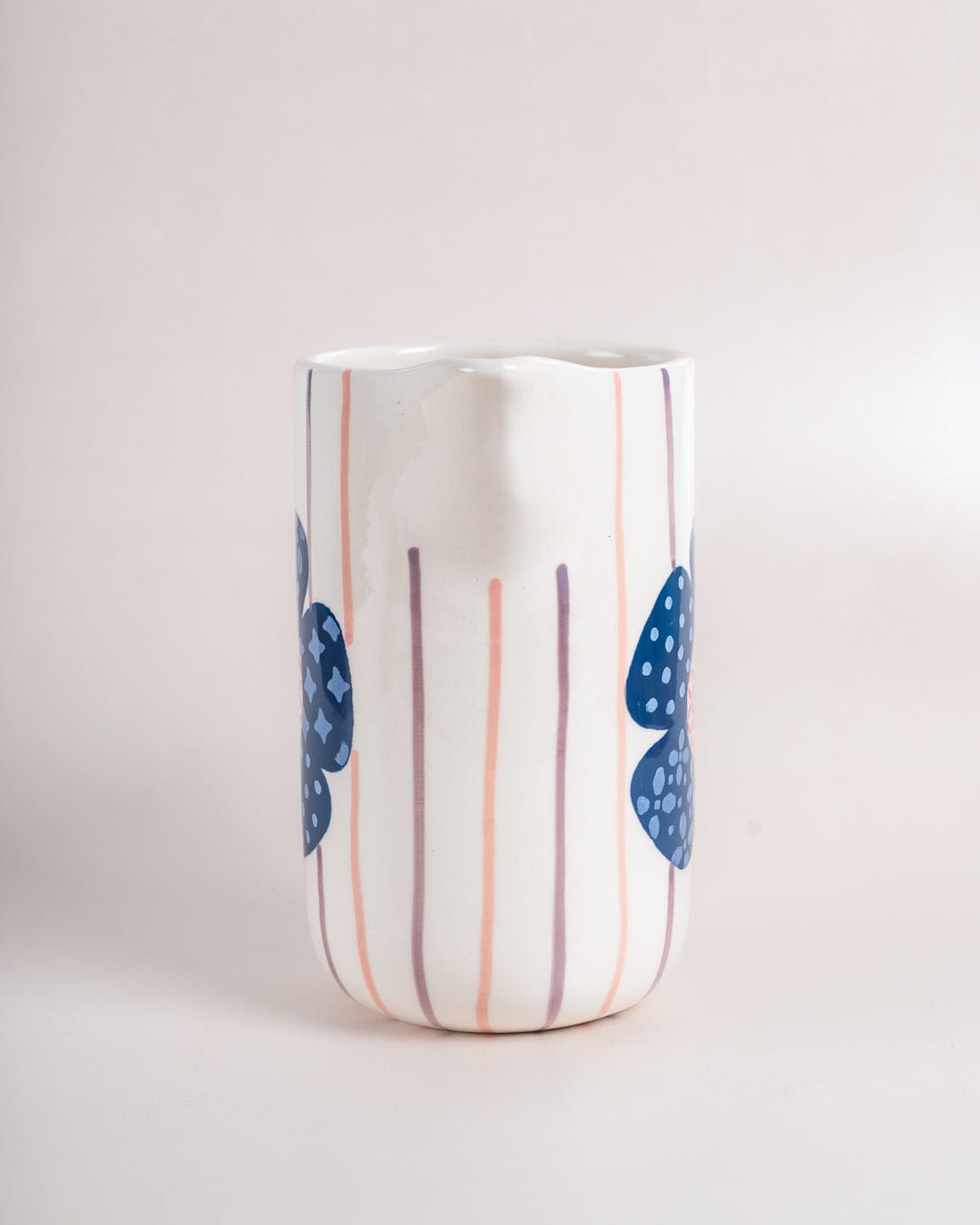  Zinnia Handpainted Ceramic Pitcher - Zinnia Handpainted Ceramic Pitcher - The Wishing Chair 