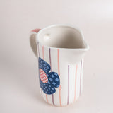  Zinnia Handpainted Ceramic Pitcher - Zinnia Handpainted Ceramic Pitcher - The Wishing Chair 