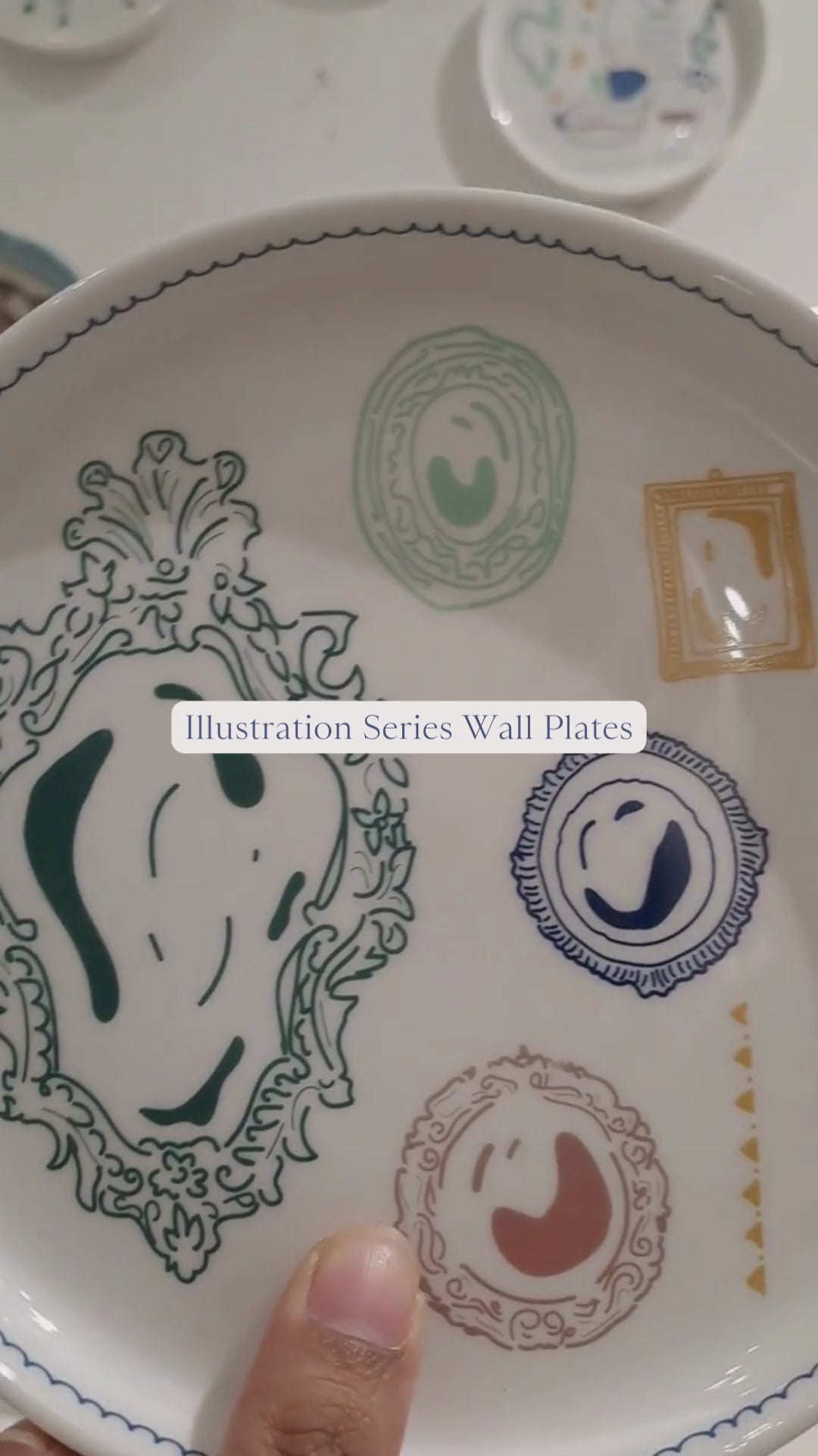 Illustration Series Wall Plate- Mirrors