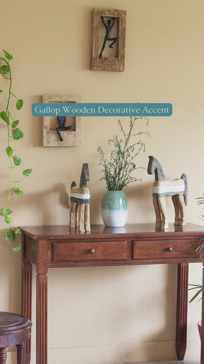Gallop Wooden Decorative Accent