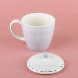 Tea Time Handpainted Mug with Lid - The Wishing Chair