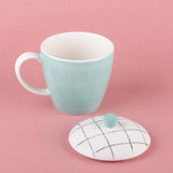 Tea Time Handpainted Mug with Lid - The Wishing Chair