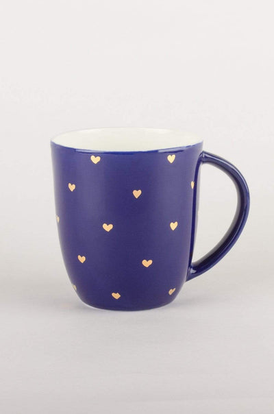 The Little Thing Heart Mug- Navy - The Wishing Chair