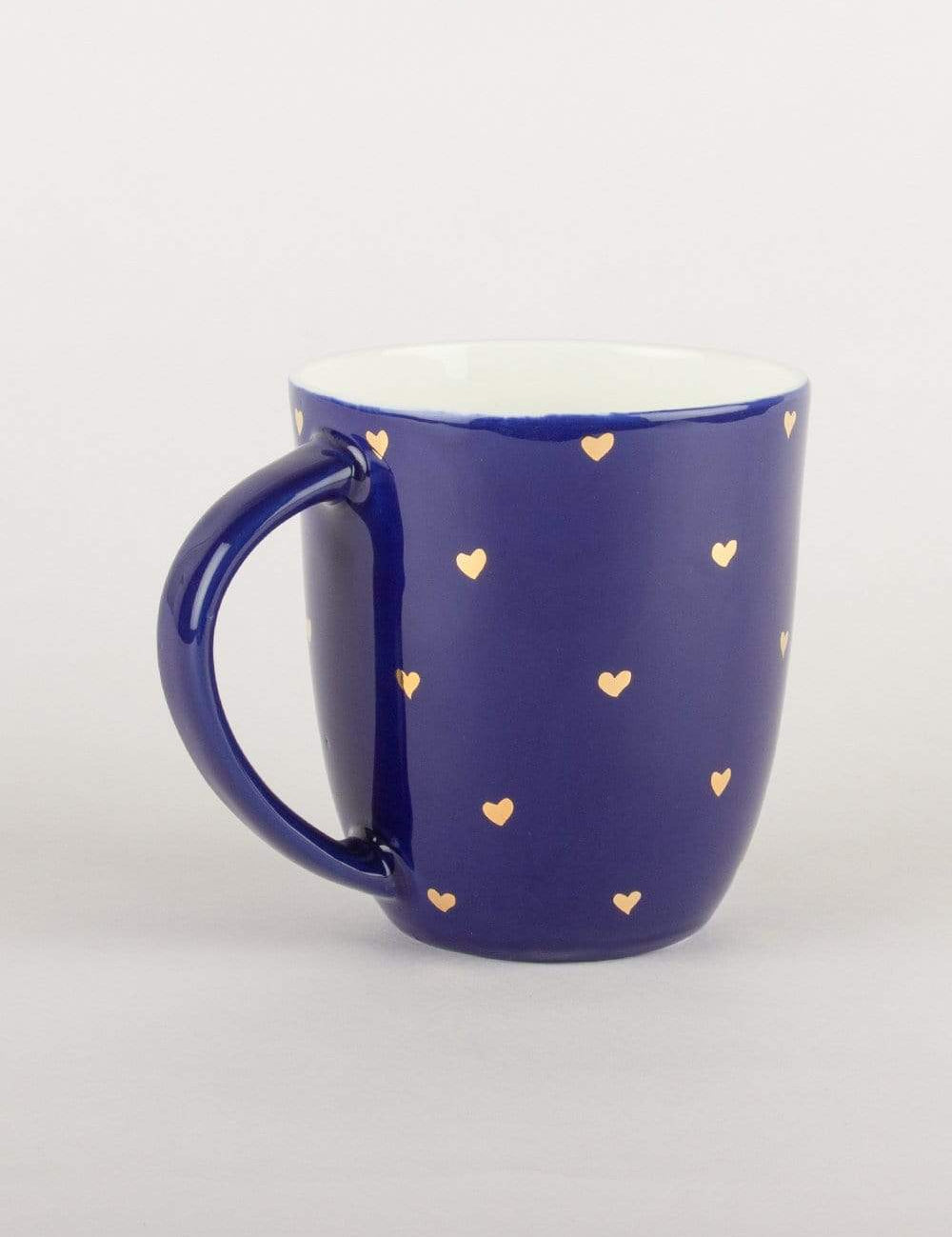 The Little Thing Heart Mug- Navy - The Wishing Chair