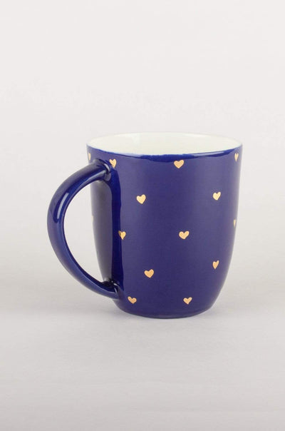 The Little Thing Heart Mug- Navy - The Wishing Chair