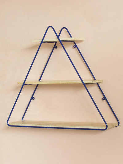 Triangle Metal Frame Wall Shelf - The Wishing Chair