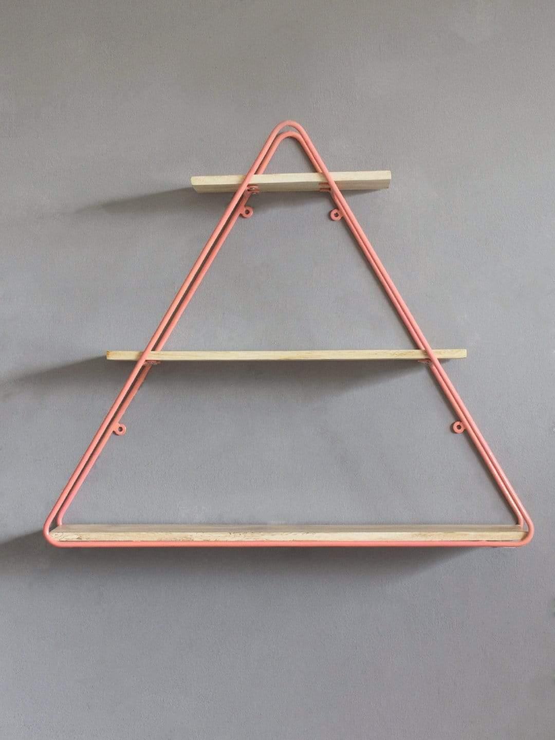 Triangle Metal Frame Wall Shelf - The Wishing Chair