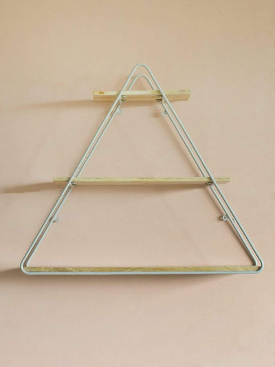 Triangle Metal Frame Wall Shelf - The Wishing Chair