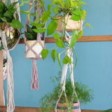 Two is Company Macrame Knotted Planter Hanging - The Wishing Chair