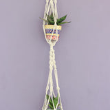 Two is Company Macrame Knotted Planter Hanging - The Wishing Chair