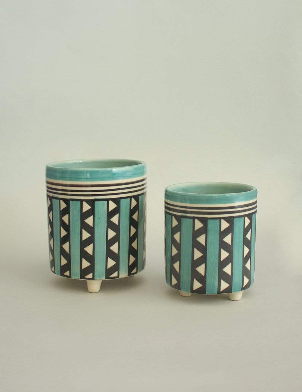 Vida Three Legged Planters - Set of 2 - The Wishing Chair