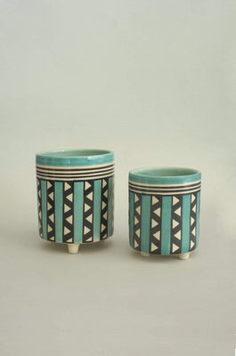 Vida Three Legged Planters - Set of 2 - The Wishing Chair