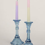 Vintage Recyled Glass Candle Holders - Tall - Set Of 2 - The Wishing Chair