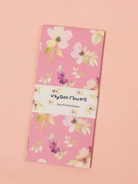 Wayside Flowers Envelopes Set Of 6 - The Wishing Chair