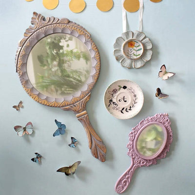 Wisteria Wall Mirror / Mint Green - The Wishing Chair
