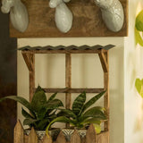 Wooden Hut Planter Holder - The Wishing Chair