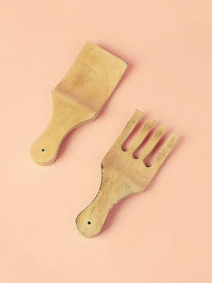Wooden Salad Server - Set Of 2 - The Wishing Chair