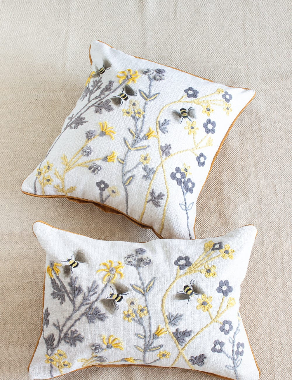 Zoya Embroidered Cushion Cover - The Wishing Chair