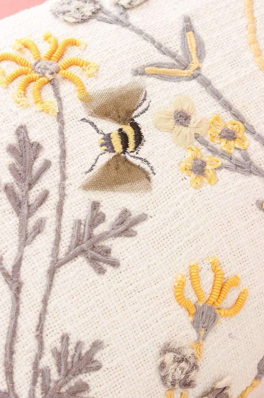 Zoya Embroidered Cushion Cover - The Wishing Chair