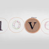   Alphabet Embroidery Hoop Wall Hanging - Alphabet Embroidery Hoop Wall Hanging - The Wishing Chair  - Alphabet Embroidery Hoop Wall Hanging - The Wishing Chair 
