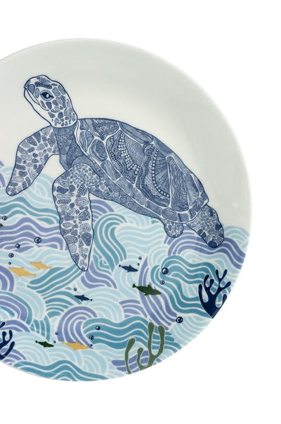 Animal Illustrative  Series Wall Plate - Turtle