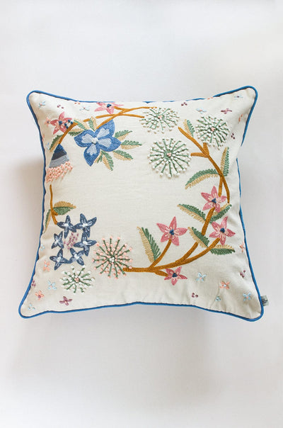 Aria Embroidered Cushion Cover