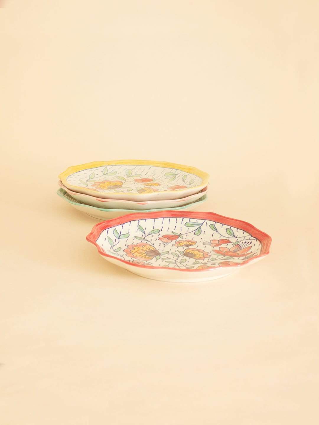 Aubrey Dessert Plates - Set Of 4