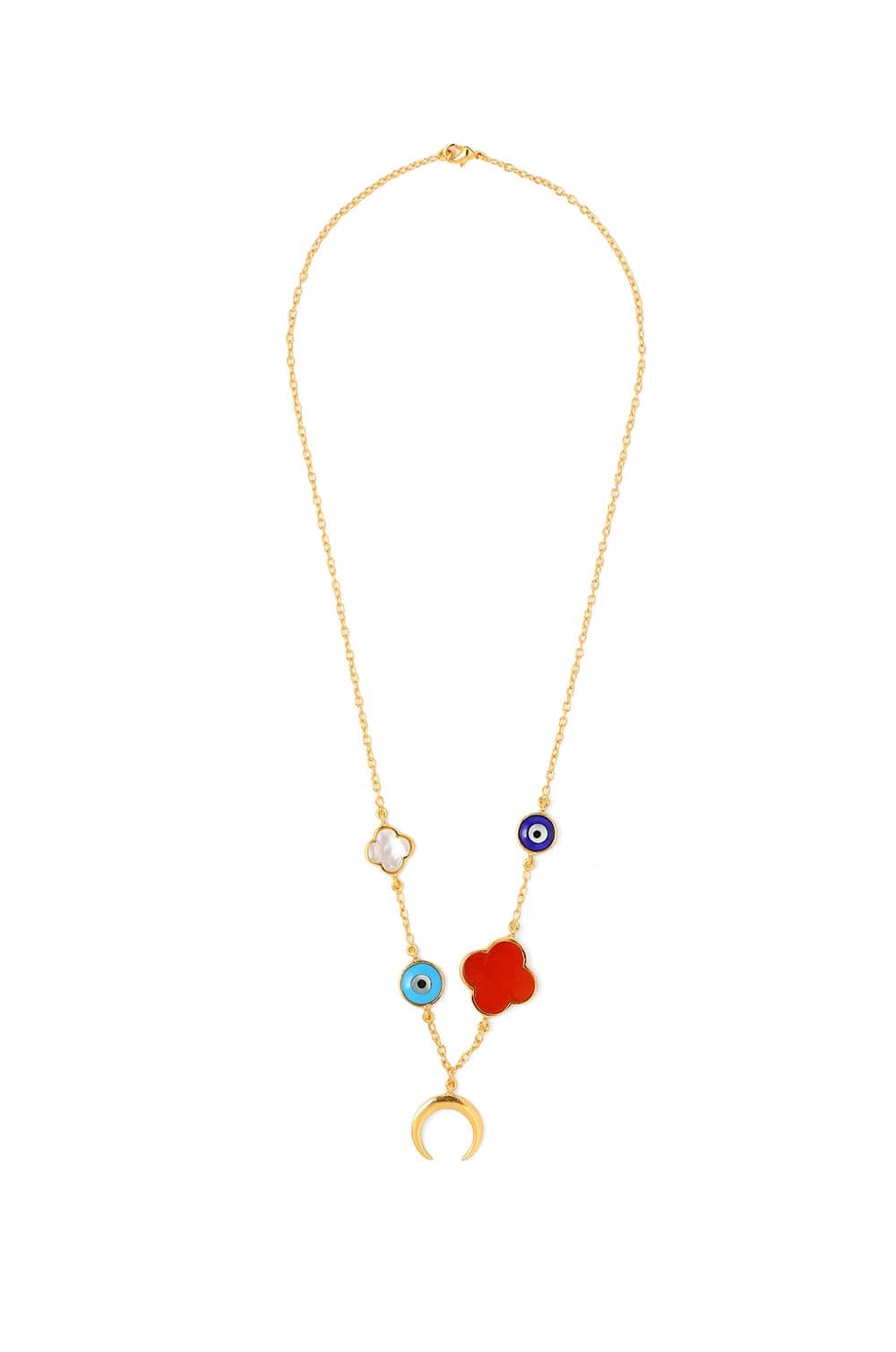AZGA Color-pop charm neck chain