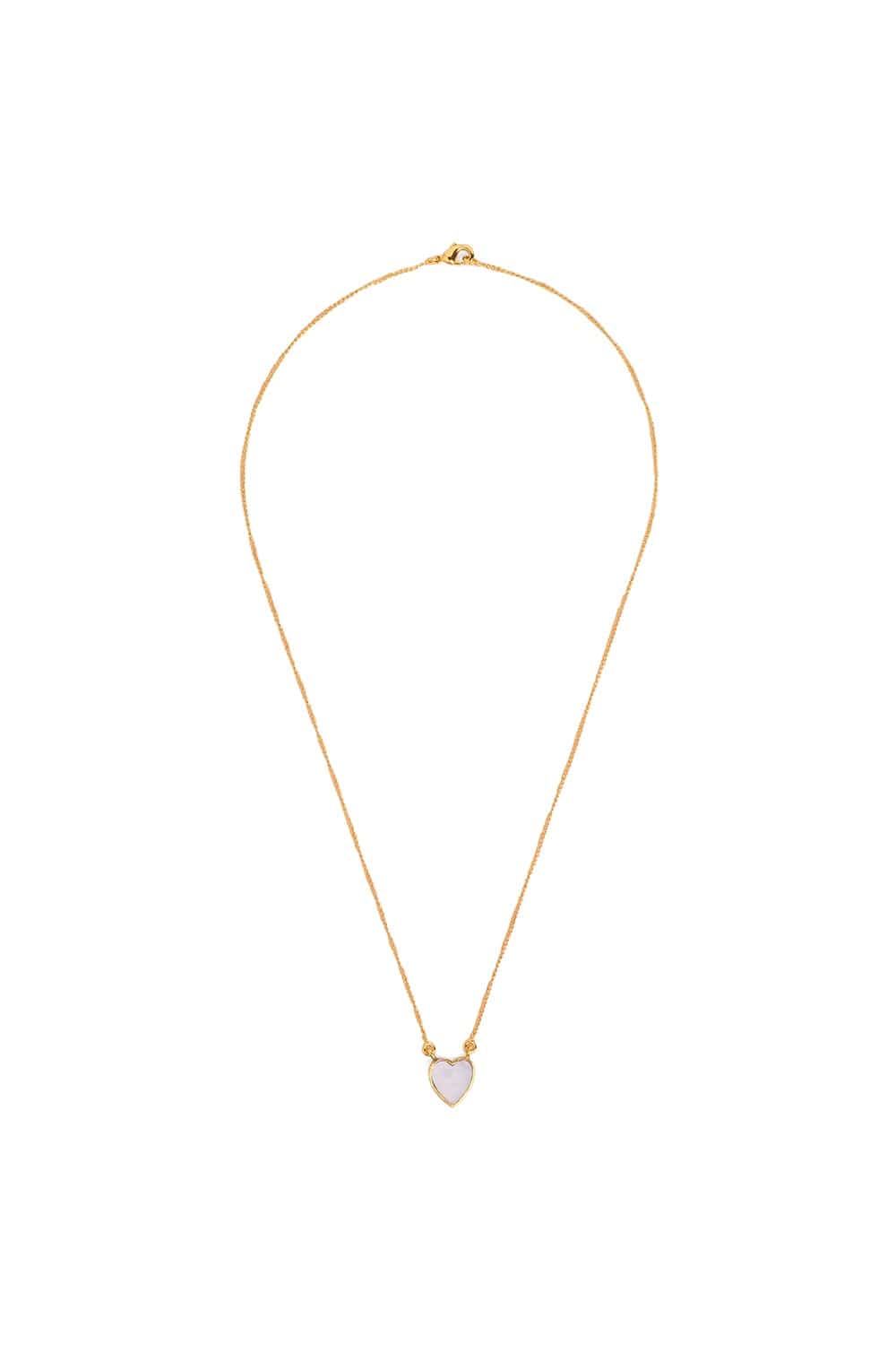 AZGA Heart mother of pearl neck chain
