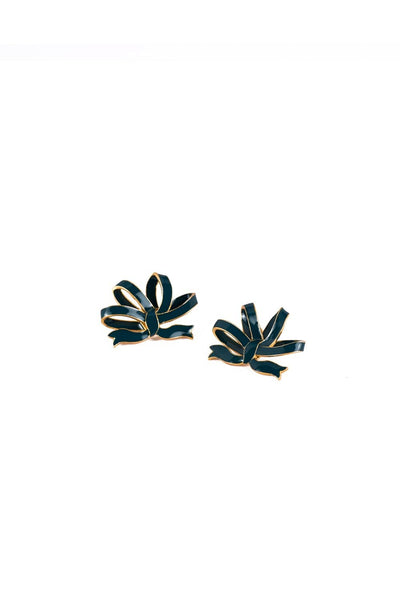 AZGA Little Bow earrings - Teal